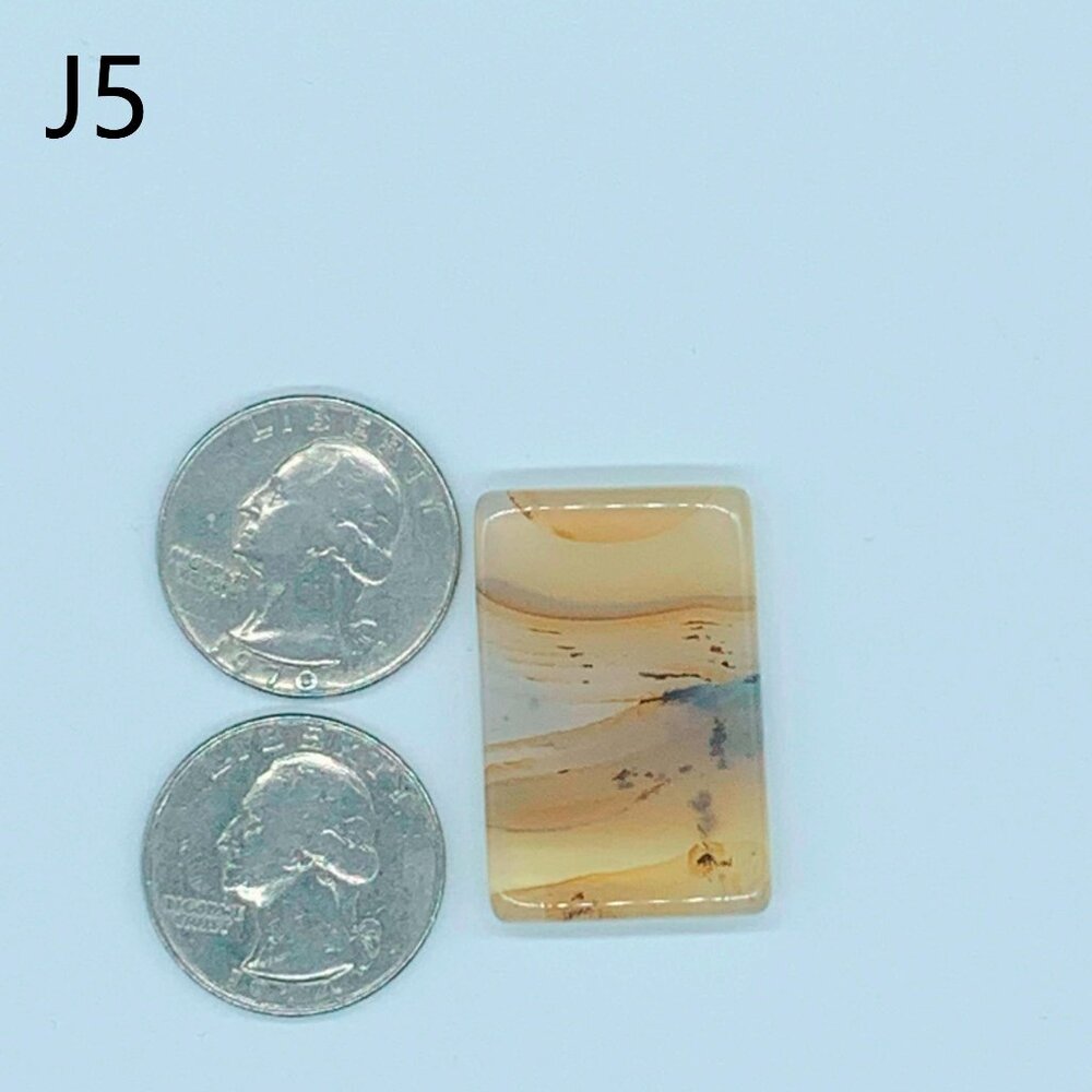 Desert---Natural Scenic Agate, Jewelry Making Stones